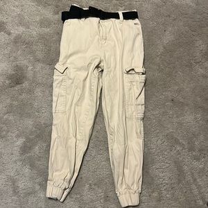 Tan Cargo pants from Rue 21